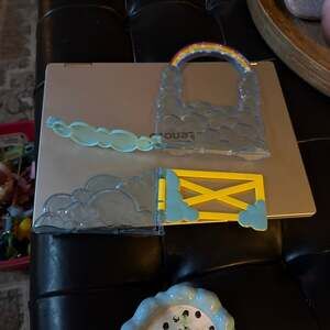 Barbie Dreamtipia Replacement Parts, Rainbow Cloud  gate Set